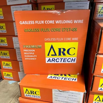 ภาพย่อ ลวดเชื่อมฟลักซ์คอร์ ไม่ใช้แก๊ส E71T-GS ARCTECH ม้วน 5 กก. เชื่อมเหล็ก รูปที่ 2