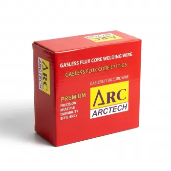 ลวดเชื่อมฟลักซ์คอร์ ไม่ใช้แก๊ส E71T-GS ARCTECH ม้วน 1 กก. เชื่อมเหล็ก