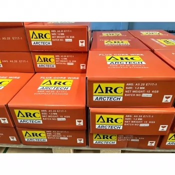 ภาพย่อ ลวดเชื่อมฟลักซ์คอร์ (FLUXCORE) E71T-1 ARCTECH 15 กก. ใช้แก๊ส เชื่อมโครงสร้างเหล็ก รูปที่ 6