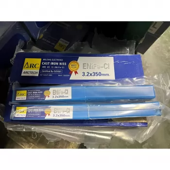 ภาพย่อ ลวดเชื่อมเหล็กหล่อ ARCTECH Ni55 (ENiFe-CI) นิกเกิล-เหล็ก แนวเชื่อมแข็งแรง ทนแรงดึงสูง รูปที่ 4