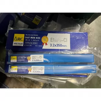 ภาพย่อ ลวดเชื่อมเหล็กหล่อ ARCTECH Ni55 (ENiFe-CI) นิกเกิล-เหล็ก แนวเชื่อมแข็งแรง ทนแรงดึงสูง รูปที่ 3