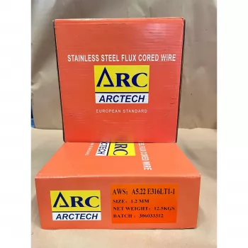 ภาพย่อ ลวดเชื่อมฟลักซ์คอร์ สแตนเลส E316LT1-1 ARCTECH 12.5 กก. ใช้แก๊ส เชื่อม 316 รูปที่ 5