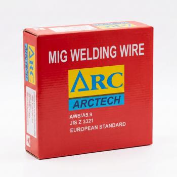 ลวดเชื่อมฟลักซ์คอร์ สแตนเลส E308LT0-3 ARCTECH 5กก. ไม่ใช้แก๊ส