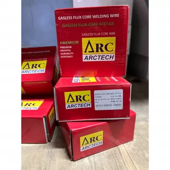 ภาพย่อ ลวดเชื่อมฟลักซ์คอร์ ไม่ใช้แก๊ส E71T-GS ARCTECH ม้วน 1 กก. เชื่อมเหล็ก รูปที่ 5