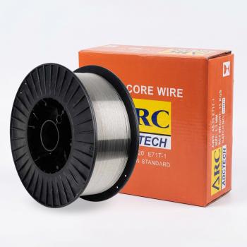 ลวดเชื่อมฟลักซ์คอร์ (FLUXCORE) E71T-1 ARCTECH 15 กก. ใช้แก๊ส เชื่อมโครงสร้างเหล็ก