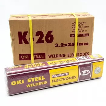 ภาพย่อ ลวดเชื่อมไฟฟ้า K-26 (E6013) OKI STEEL เชื่อมเหล็กเหนียวและกัลวาไนซ์ รูปที่ 2