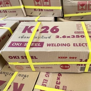 ภาพย่อ ลวดเชื่อมไฟฟ้า K-26 (E6013) OKI STEEL เชื่อมเหล็กเหนียวและกัลวาไนซ์ รูปที่ 3