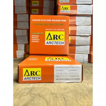 ภาพย่อ ลวดเชื่อมฟลักซ์คอร์ ไม่ใช้แก๊ส E71T-GS ARCTECH ม้วน 1 กก. เชื่อมเหล็ก รูปที่ 6