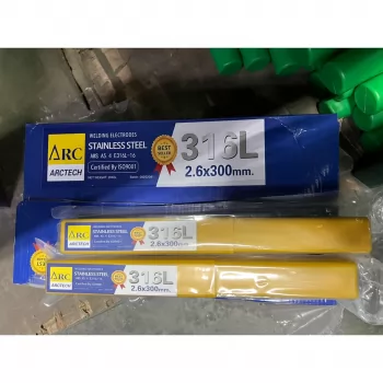 ภาพย่อ ลวดเชื่อมสแตนเลสไฟฟ้า 316L ARCTECH เชื่อมสแตนเลส 316 ทนการกัดกร่อนได้สูง รูปที่ 3
