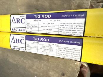 ภาพย่อ ลวดเชื่อมอาร์กอน สแตนเลส ER310 ARCTECH ทนความร้อนสูง งานเตาเผา รูปที่ 2