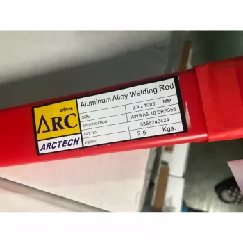 ภาพย่อ ลวดเชื่อมอาร์กอน อลูมิเนียม ER5356 ARCTECH แข็งแรงสูง ทนน้ำเค็ม รูปที่ 2