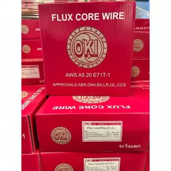 ภาพย่อ ลวดเชื่อม ฟลักซ์คอร์เหล็ก E71T-1 OKI 15กก. ใช้แก๊ส งานเหล็ก รูปที่ 5