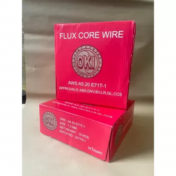 ภาพย่อ ลวดเชื่อม ฟลักซ์คอร์เหล็ก E71T-1 OKI 15กก. ใช้แก๊ส งานเหล็ก รูปที่ 2